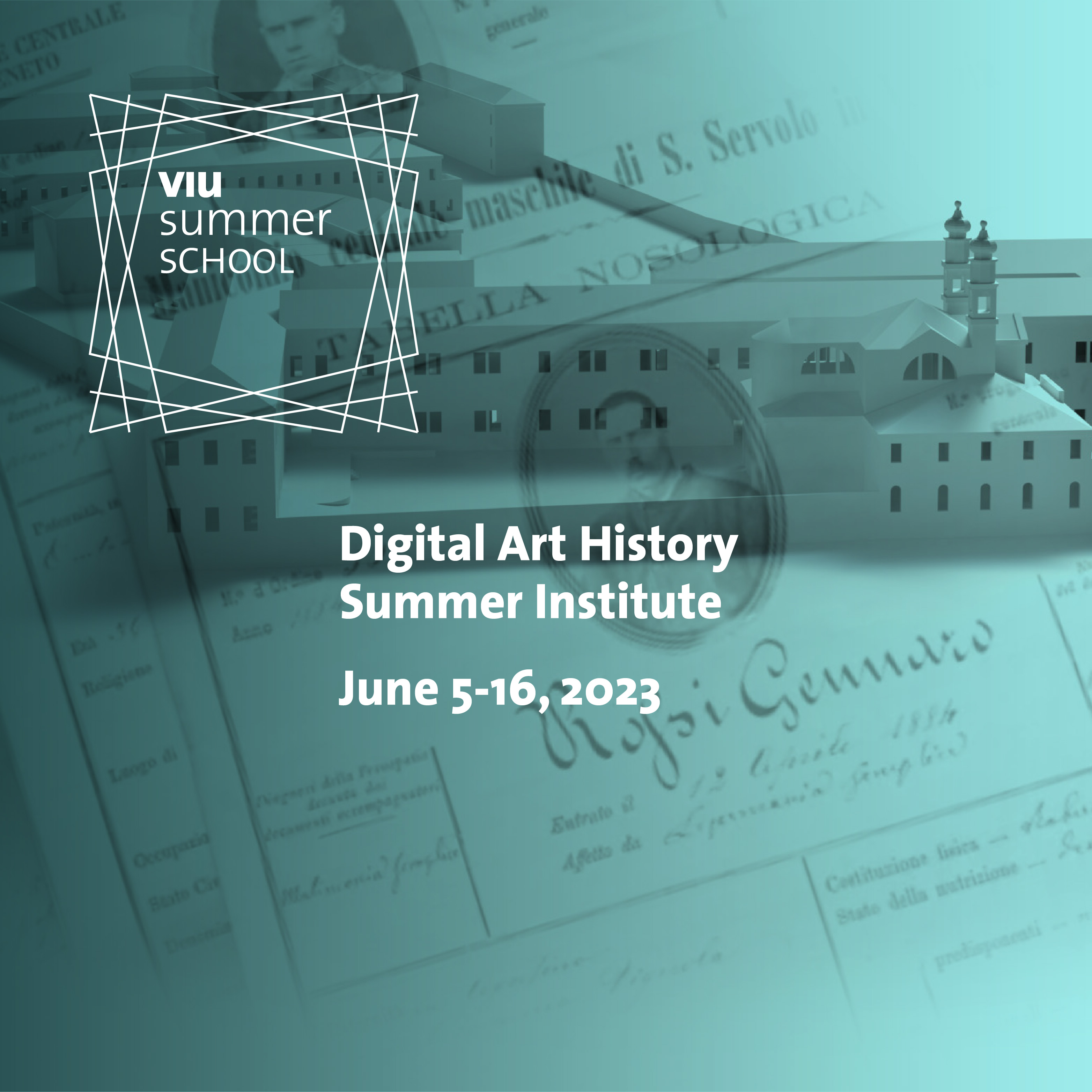 banner VIU Summer School Digital Art History Summer Institute 2023 def